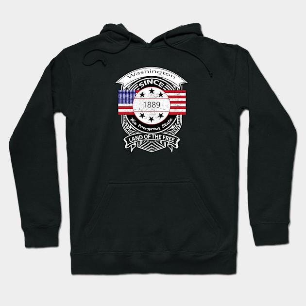 Washington state Hoodie by artsytee